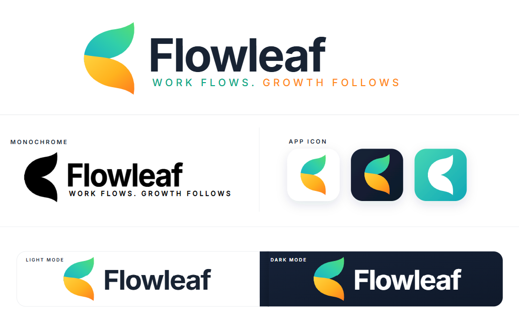 Brand-Kit mit Logo, Icon, App-Icons und Light-/Dark-Lockup